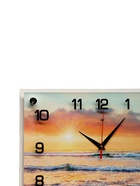 Часы настенные, интерьерные "Морской рассвет", бесшумные, 25 х 35 см - Фото 3