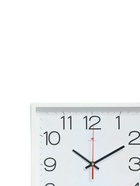 Часы настенные, интерьерные, бесшумные, 30 х 30 см, корпус белый - Фото 4