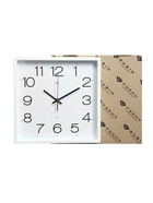 Часы настенные, интерьерные, бесшумные, 30 х 30 см, корпус белый - Фото 7