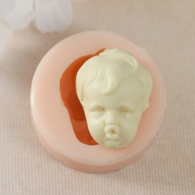 Молд силикон "Лицо младенца" №5 3х2,5х1,5 см