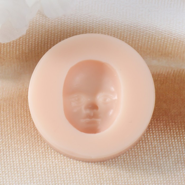 Молд силикон "Лицо младенца" №6 2,7х2х1 см