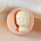 Молд силикон "Лицо младенца" №8 3,6х2,2х1,4 см - фото 8299059