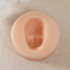 Молд силикон "Лицо младенца" №9 3х1,9х1,4 см - Фото 2