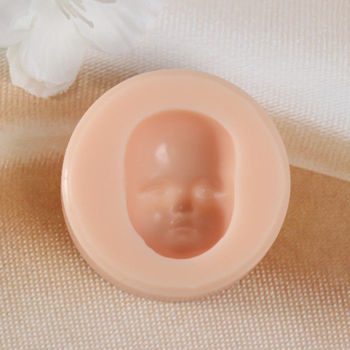 Молд силикон "Лицо младенца" №10 3х2,1х1,1 см