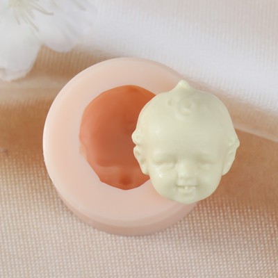 Молд силикон «Лицо младенца», 3.4×2.8×1.9 см