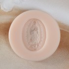 Молд силикон "Медальон с Богородицей" 3,9х2,9х0,5 см - фото 23062331