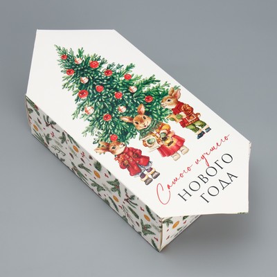Сборная коробка‒конфета «Уютный Новый Год», 14 × 22 × 8 см