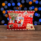 Коробка подарочная новогодняя складная «С Новым годом» 11×8×2 см - Фото 2