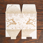 Коробка складная, подарочная новогодняя «С Новым годом» 10×10×10 см - Фото 4