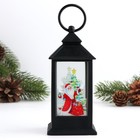 Светильник "Дед мороз", черный, 12,5 х 5,7 см - Фото 2