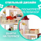 Кукольный домик «Коттедж» с аксессуарами, 343 детали, 3 этажа - Фото 4