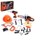 Набор инструментов «Мастер», звуковые эффекты, работает от батареек, 31 предмет - Фото 1