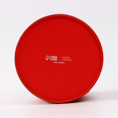 Коробка подарочная круглая «Новогодняя посылка», 12×16 см