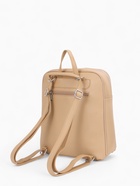 Рюкзак женский на молнии, с карманами, размер 27×10×31 см, бежевый - Фото 6