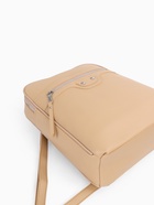 Рюкзак женский на молнии, с карманами, размер 27×10×31 см, бежевый - Фото 8