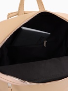 Рюкзак женский на молнии, с карманами, размер 27×10×31 см, бежевый - Фото 11