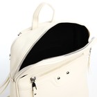 Рюкзак-сумка Astraria на молнии, с карманами, белый - Фото 4