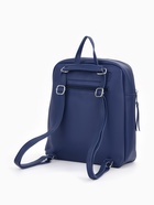 Рюкзак женский на молнии, с карманами, размер 27×10×31 см, синий - Фото 8