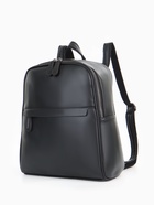 Рюкзак-сумка женский на молнии, с карманами, размер 27×9.5×32 см, чёрный - Фото 1