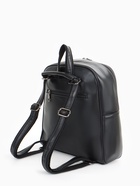 Рюкзак-сумка женский на молнии, с карманами, размер 27×9.5×32 см, чёрный - Фото 5