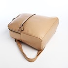 Рюкзак-сумка женский на молнии, с карманами, размер 27×9.5×32 см, бежевый - Фото 5