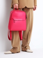 Рюкзак-сумка женский на молнии, с карманами, размер 27×9.5×32 см, фуксия - Фото 13