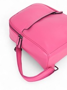 Рюкзак-сумка женский на молнии, с карманами, размер 27×9.5×32 см, фуксия - Фото 10