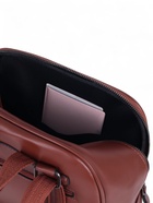 Рюкзак-сумка женский на молнии, с карманами, размер 27×9.5×32 см, коричневый - Фото 5