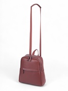 Рюкзак-сумка женский на молнии, с карманами, размер 27×9.5×32 см, коричневый - Фото 6