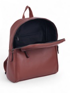 Рюкзак-сумка женский на молнии, с карманами, размер 27×9.5×32 см, коричневый - Фото 11