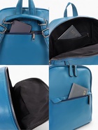 Рюкзак-сумка женский на молнии, с карманами, размер 27×9.5×32 см, синий - Фото 8