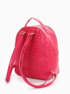 Рюкзак женский на молнии, с карманом, размер 24×12×31 см, фуксия - Фото 3