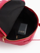 Рюкзак женский на молнии, с карманом, размер 24×12×31 см, фуксия - Фото 8