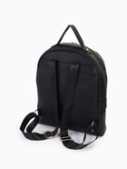 Рюкзак женский на молнии, с карманами, размер 27×10×34 см, чёрный - Фото 5