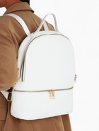 Рюкзак женский на молнии, с карманами, размер 27×10×34 см, белый - Фото 9