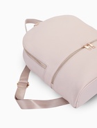 Рюкзак женский на молнии, с карманами, размер 27×10×34 см, бежевый - Фото 4