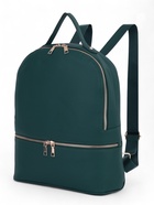 Рюкзак женский на молнии, с карманами, размер 27×10×34 см, зелёный - Фото 2