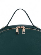 Рюкзак женский на молнии, с карманами, размер 27×10×34 см, зелёный - Фото 5