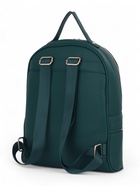 Рюкзак женский на молнии, с карманами, размер 27×10×34 см, зелёный - Фото 9