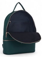 Рюкзак женский на молнии, с карманами, размер 27×10×34 см, зелёный - Фото 10