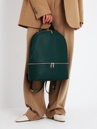 Рюкзак женский на молнии, с карманами, размер 27×10×34 см, зелёный - Фото 11