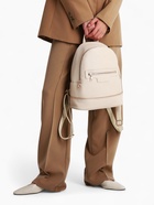 Рюкзак женский на молнии, с карманом, размер 27×13.5×33 см, молочный - Фото 8