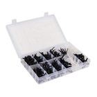 Клипсы и пистоны крепежные, 12 видов, набор 235 шт. - Фото 4