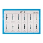 Клипсы и пистоны крепежные, 12 видов, набор 235 шт. - Фото 6