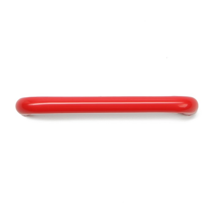Ручка скоба PLASTIC 009, пластиковая, м/о 96 мм, красная - фото 1909346967