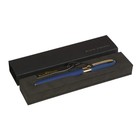 Ручка шариковая, 0.5 мм, BrunoVisconti MONACO, стержень синий, корпус Soft Touch тёмно-синий, в футляре - фото 301021784