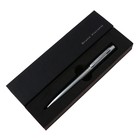 Ручка шариковая поворотная, 1.0 мм, BrunoVisconti FIRENZE, стержень синий, металлический корпус Soft Touch серебристый, в футляре - фото 320338302