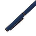 Ручка шариковая поворотная, 1.0 мм, BrunoVisconti FIRENZE, стержень синий, металлический корпус Soft Touch синий, в футляре - Фото 4