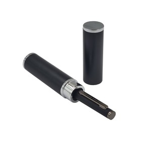 Ручка шариковая поворотная, 1.0 мм, BrunoVisconti FIRENZE, стержень синий, металлический корпус Soft Touch чёрный, в тубусе