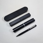 Ручка шариковая поворотная, 1.0 мм, BrunoVisconti FIRENZE, стержень синий, металлический корпус Soft Touch чёрный, в тубусе - Фото 8